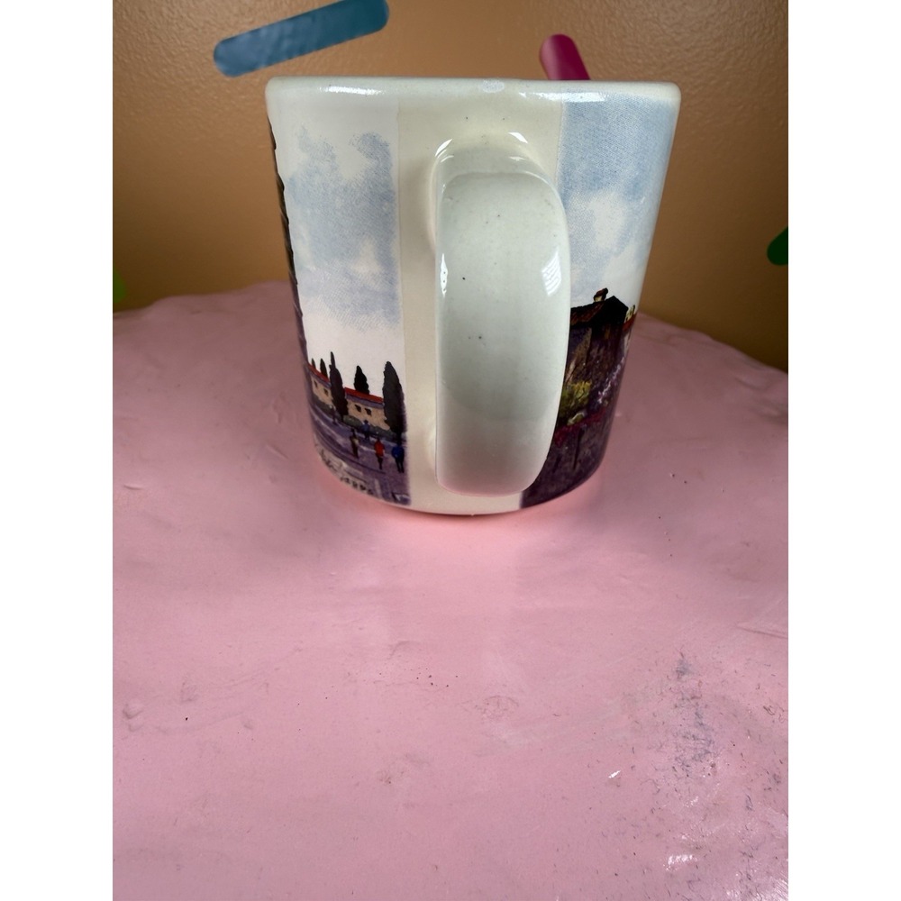 Crazy LEANING TOWER OF PISA Mug ~ Made in Italy by P F Vtg Full Color - Picture 5 of 8